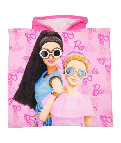Poncho plage & bain Barbie
