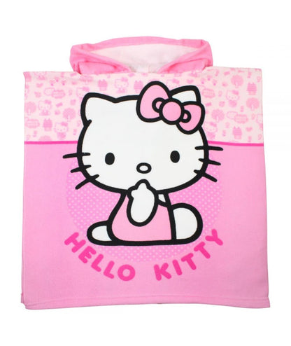 Poncho plage & bain Hello Kitty