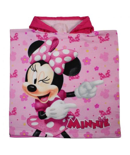 Poncho plage & bain Minnie clin d'oeil