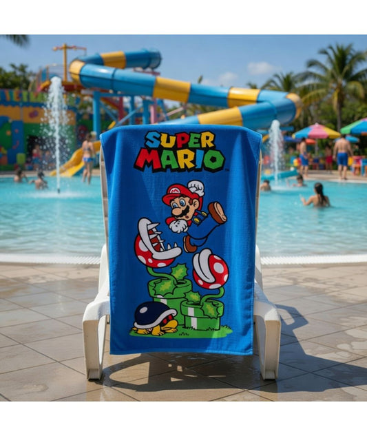 Serviette plage & bain Super Mario