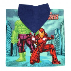Poncho plage & bain Avengers
