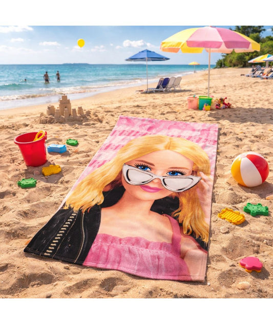 Serviette plage & bain Barbie perfecto