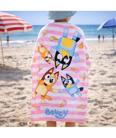 Serviette plage & bain Bluey