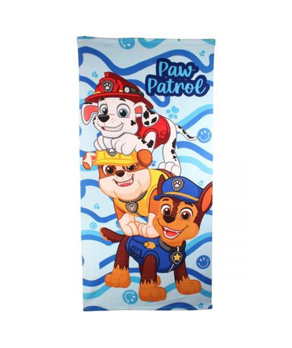 Serviette plage & bain Pat' Patrouille trio